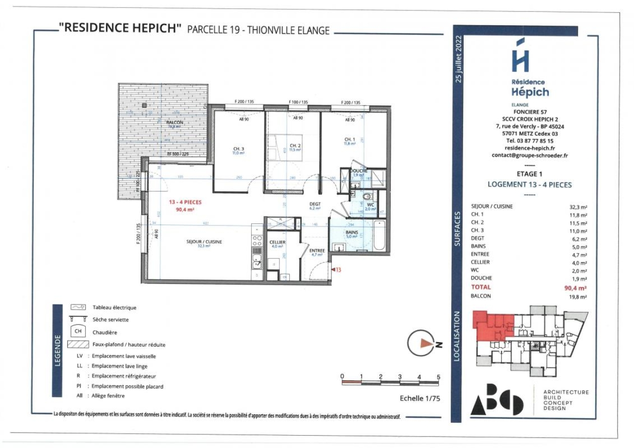 RESIDENCE HEPICH - T4 90 M² NEUF - Image #3