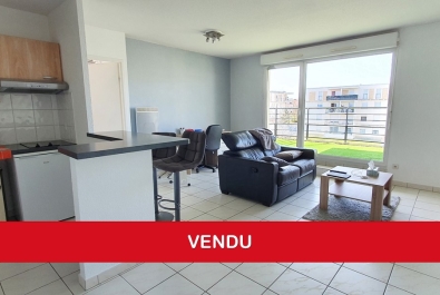 HAUTS DE QUEULEU -T2 44m² au 3ème et dernier + terrasse + pk - Image #2