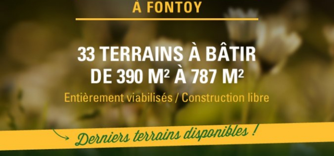 33 terrains à Fontoy près de Thionville - Image #1 33 terrains à Fontoy près de Thionville - Image #1